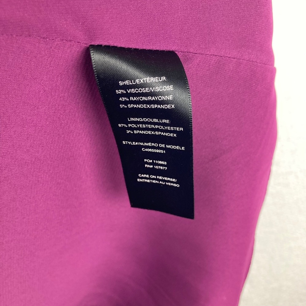 Alice + Olivia Open Back Flare Purple Casual Party Dress Size Medium - Picture 6 of 12